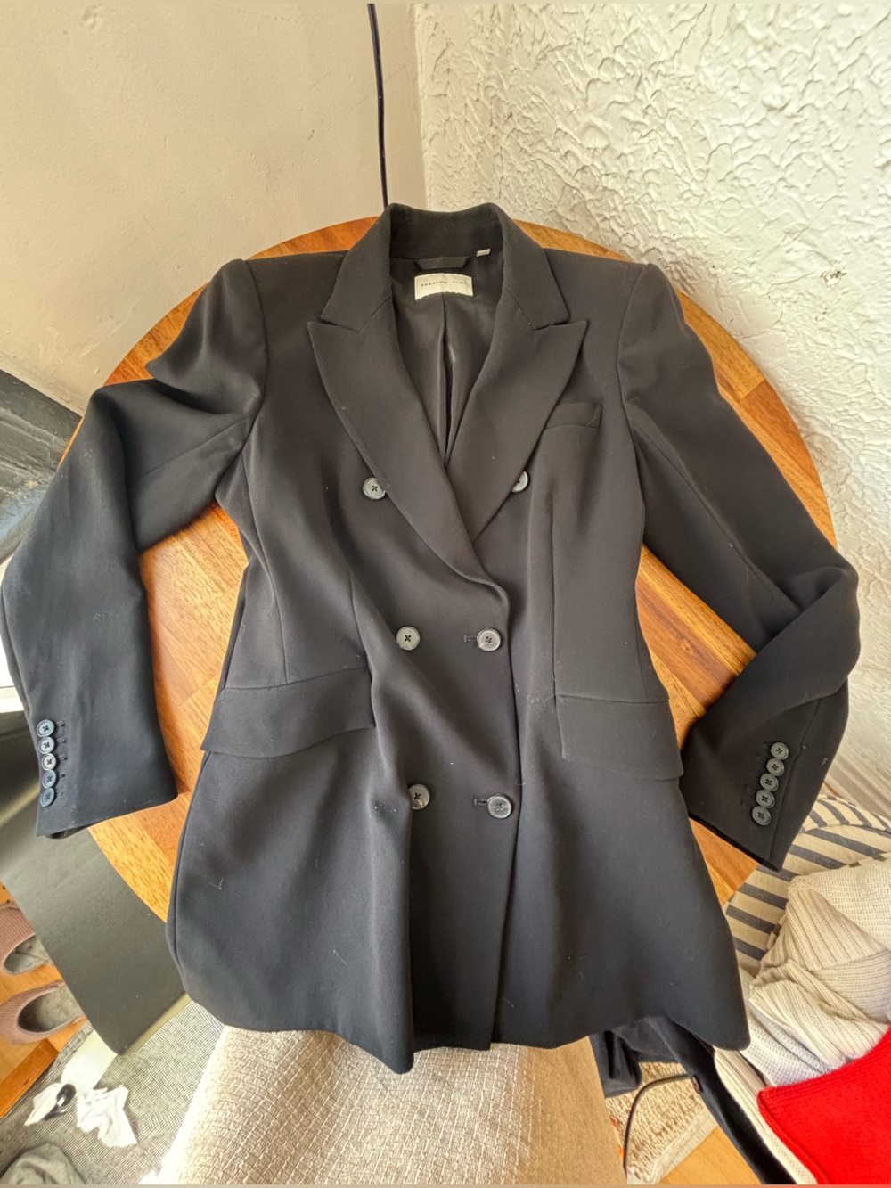 Aritzia - Babaton Black Double-Breasted Women's Blazer size 10